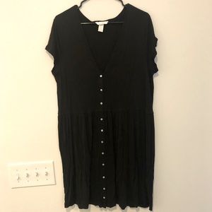 Black Babydoll Mini Dress